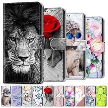 Carcasa de teléfono pintada con León rosa para móvil, cartera para Samsung Galaxy A30S, A41, A42, 5G, A50, A50S, A51, A70, A71, A11, M01, M11, M31, M31S, M51, DP08F 2024 - compra barato