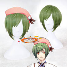 Hand Tour A3! Yuki Rurikawa Green Short Cosplay Heat Resistant Synthetic Hair Carnival Halloween Party + Free Wig Cap 2024 - buy cheap