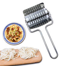 Stainless Steel Manual Noodle Maker Pressing Machine Non-slip Handle Kitchen Gadgets Roller Docker Dough Pastry Cutter 2024 - buy cheap