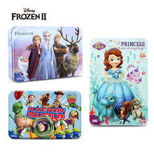 Disney-rompecabezas de coche de Frozen para niños, juguete educativo de 200 piezas, pequeño, gran oferta 2024 - compra barato