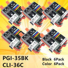 PGI 35 CLI 36 картриджи для принтера Canon PIXMA IP100B IP100 с батареей Mini 260 картридж для принтера с чипом 2024 - купить недорого