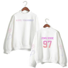 Sudadera de cuello alto estilo kpop suga93, prenda de vestir de estilo Hip Hop, jungkook, nueva ropa de DNA k-pop, harajuku, kpop, bangtan, 2019 2024 - compra barato