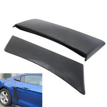 2pcs Black Wide-body Round Eyebrow Outlet Rear Quarter Panel Side Scoops For 2015-2019 Roush Mustang 2024 - buy cheap