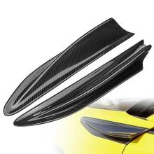 2 pçs fibra de carbono lado fender fin aberturas capa guarnição para subaru brz toyota 86 gt86 scion FR-S 2024 - compre barato