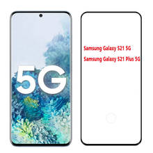 Vidrio templado con pegamento completo 3D para Samsung Galaxy S21 5G, cubierta completa 9H, Protector de pantalla de película para Samsung Galaxy S21 Plus 5G 2024 - compra barato
