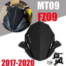 Deflector de viento para parabrisas de motocicleta, Kit de cubierta superior para YAMAHA MT-09, MT09, FZ09, FZ-09, 2017, 2018, 2019, 2020, accesorios 2024 - compra barato