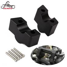 Motorcycle CNC Handlebar Riser Clamp Adapter Bar Mount For KAWASAKI ER6N ER6F ER-6N ER-6F 2012 2013 2014 2015 2016 Z650 2017 2024 - buy cheap