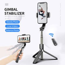 Phone Stabilizer Handheld Gimbal Stabilizer Anti-Shake Selfie Stick Video Live Bluetooth Selfie Stick Tripod for Android iOS 2024 - buy cheap