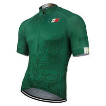 Câmera de ciclismo verde masculina, camisa para ciclismo nova coleção verão 2020 roupa de bicicleta para estrada e montanha personalizada 2024 - compre barato