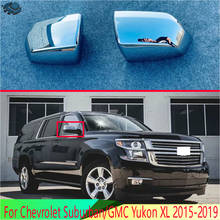 For Chevrolet Suburban/GMC Yukon XL 2015-2019 ABS Chrome Door Side Mirror Cover Trim Rear View Cap Overlay Molding Garnish 2024 - buy cheap