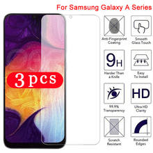Vidrio Templado 9H para Samsung galaxy A10, A20, A20S, A30, A40, A50, A50S, A60, A70, A80, A90, película protectora de pantalla de teléfono, 3 uds. 2024 - compra barato