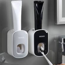 Dispensador automático de pasta de dientes a prueba de polvo, soporte de montaje en pared, juego de accesorios de baño, exprimidor de pasta de dientes 2024 - compra barato