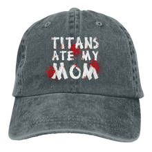 Boné de beisebol titans ate my mom masculino attack on titan, boné japonês aniime, cores feminino para o verão 2024 - compre barato