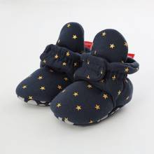 Zapatos de terciopelo para bebé recién nacido, calzado de suela suave para primeros pasos, de invierno 2024 - compra barato