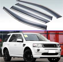 Para land rover freelander 2 2009-2018 plástico exterior viseira ventilação shades janela sol guarda chuva defletor 2024 - compre barato