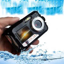 2,7 дюймовая TFT lcd Цифровая камера водонепроницаемая 24MP MAX 1080P двойной экран 16x цифровой зум видеокамера (DC998) 2024 - купить недорого