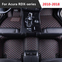 Alfombrilla de cuero personalizada para suelo de coche, accesorio para Acura RDX series (años 2010-2018), modelo normal y deportivo, ajuste personalizado 2024 - compra barato