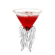 Vaso de cóctel de pulpo de 100ML, vaso de vidrio de Medusa transparente, vaso de jugo 2024 - compra barato