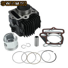 Lifan140cc-kit de junta de pistão para cilindro, ideal para motores horizontal, rodas de 55mm, lifan 1p55j, fmlf140cc, 140cc, dirt bike, pit bike 2024 - compre barato