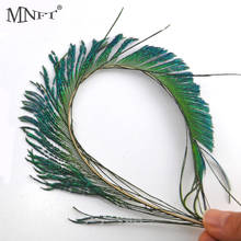 MNFT 50pcs High Quality Olive Green Peacock Feather Fly Tying Material Fly Fishing Lure Bait 2024 - buy cheap
