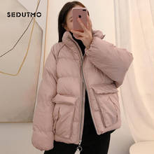 SEDUTMO Winter Oversize Duck Down Coat Women Short Thick Warm  Jacket Slim Spring Casual Puffer Jacket Parkas ED1070 2024 - buy cheap