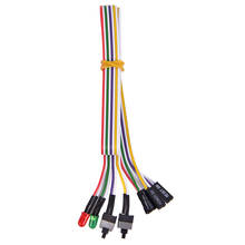 ATX PC Compute Motherboard Power Cable 2 Switch On/Off/Reset w/ LED Light 68cm 2024 - buy cheap
