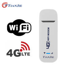 TianJie 3G WCDMA 4G FDD LTE USB Wifi модем роутер сетевой адаптер Карманный WiFi точка доступа Wi-Fi роутеры 4G беспроводной модем 2024 - купить недорого