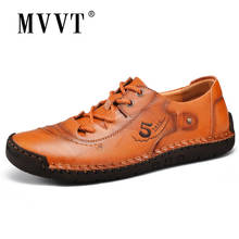 Plus Size Fashion Men Shoes Split Leather Men Shoes Casual Comfortable Men Loafers Flats Shoes Breathable Shoes Men 2024 - buy cheap
