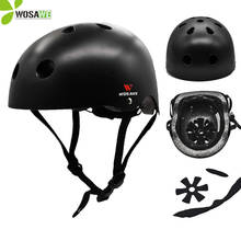 WOSAWE, шлем для скейтбординга, для взрослых и детей, дышащие защитные шапки для головы, мотоциклетные роликовые, велосипедные, скутеры, спортивные шапки для сноуборда 2024 - купить недорого