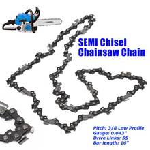 New 16 Inch Chain for Most Stihls Chainsaw Bar 3/8 Pitch Gauge 55 Drive Lengths Electric Saw for Garden Carpentry Garden Tool 2024 - buy cheap