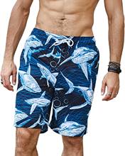361 шорты быстросохнущие для серфинга мужские пляжные шорты с принтом акулы размера плюс мужские купальные плавки мужские купальные костюмы 2024 - купить недорого