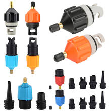 Inflatable Rowing Rubber Boat Air Valve Adapter Paddle Board Canoe Kayak Air Valve Pump Compressor Converter 4 Nozzle 2024 - купить недорого