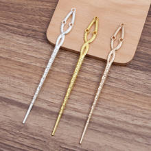 20 Pieces/Lot 140mm Metal Hair Sticks Snake Shape Chinese Hairpins DIY Hairwear Jewelry Making 2024 - buy cheap