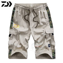 Outdoor Summer Shorts Loose Men's Casual Shorts Daiwa Fishing Drawstring Waist Solid Bermuda Shorts Men Plus Size Pants M-8XL 2024 - buy cheap