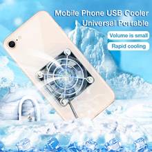 Mobile Phone USB Cooler Universal Portable Gamepad Radiator Fan Mute Radiator Controller Heat Sink for Phone Gamepad Game 2024 - buy cheap