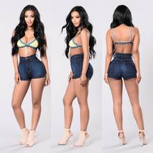 QA851 bolsos Das Mulheres shorts de cintura alta jeans de algodão venda quente feminino sexy push up jeans skinny verão super cool 2024 - compre barato