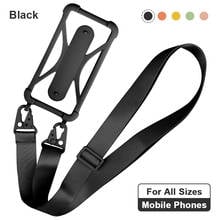 Universal Silicone Shockproof Smartphones Protective Holder Case With Lanyard Neck Cord Phone Holder Case Cover for Traveling 2024 - buy cheap