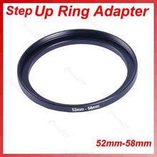 Adaptador de anillo de lente de filtro de Metal, 52mm-58mm, 52-58mm, 52 a 58 pasos, Au14, 20, envío directo, 1 unidad 2024 - compra barato