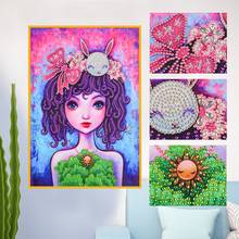 5D Special-shaped Diamond Painting DIY Part Drill Cute Girl Arts Embroidery Kits Mosaic Resin Craft Home Wall Decoration Gifts 2024 - buy cheap