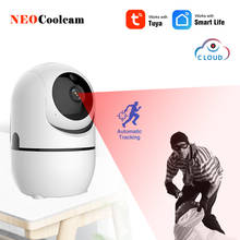 NEOCoolcam-cámara de seguridad para el hogar, Detector de movimiento con visión nocturna, 2.0MP, HD, WiFi, nube, 1080P, seguimiento automático, aplicación Tuya Smart Life 2024 - compra barato