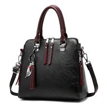 Large capacity faux leather shoulder bag for women 2024 - compre barato