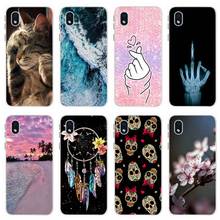 Funda bonita pintada con gato para Samsung Galaxy A01 Core, carcasa trasera de TPU de silicona suave para Samsung A01 Core SM-A013F 2024 - compra barato