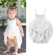 Newborn Infant Baby Girl Clothes Lace Strap Romper Tutu Party Dress Jumpsuit Outfits  0-24M 2024 - buy cheap