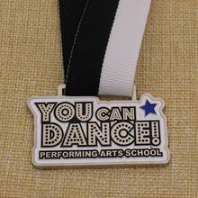 Изготовленный На Заказ искусство школьные танцевальная медаль с лентой 2024 - купить недорого