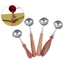 1PCS Wooden Handle Spoon Special Wax Sealing Melting Spoon For Scrapbooking Wax Spoon Retro Wax Seal Stamp Accessories 2024 - buy cheap