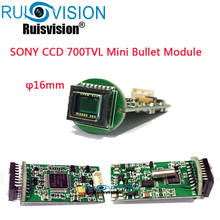 1/3" Sony CCD 700TVL Bullet Module  size φ16mm CCTV Analog Camera Motherboard chip+OSD Cable Free Shipping 2024 - buy cheap