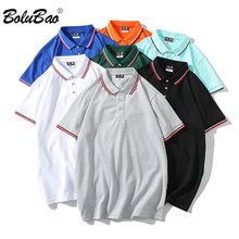 BOLUBAO 2021 Brand New Men's Polo Shirt Short Sleeve Loose Casual Solid Color Men Polo Shirts For Male Tops Tees Man Polo-Shirt 2024 - buy cheap