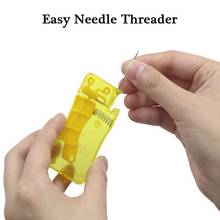 Sewing needle threader thimble threading tool threader old man guide needle simple device automatic sewing supplies strong 2024 - buy cheap