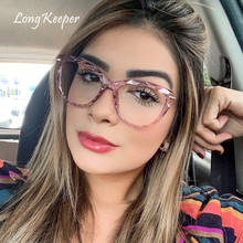 Fashion Retro Cat Eye Square Glasses Frames Women Trending Brand Optical Computer Eyeglasse Sexy Cat Eye Clear Glasses Frame 2024 - buy cheap