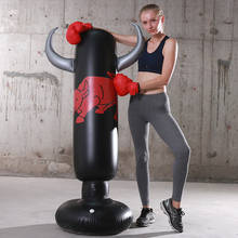 Creative Boxing Punching Sanbag Fitness Boxing Taekwondo Inflatable Punching Bag for Kid Adult Force Core Training Tool 2024 - buy cheap